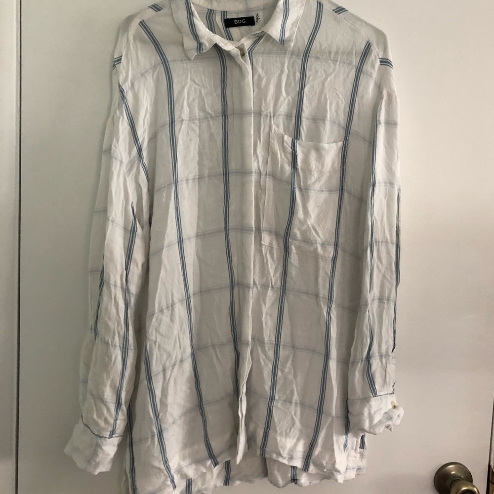 Flannel dress beach cover up